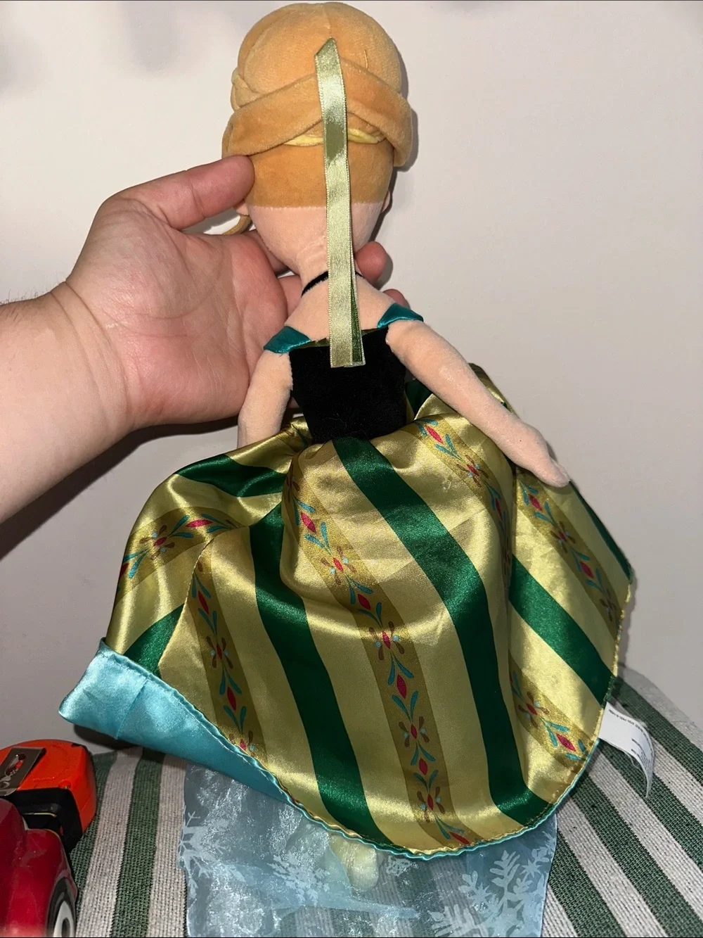 Elsa-Inspired Teal Princess Plush Doll - Kids Toys